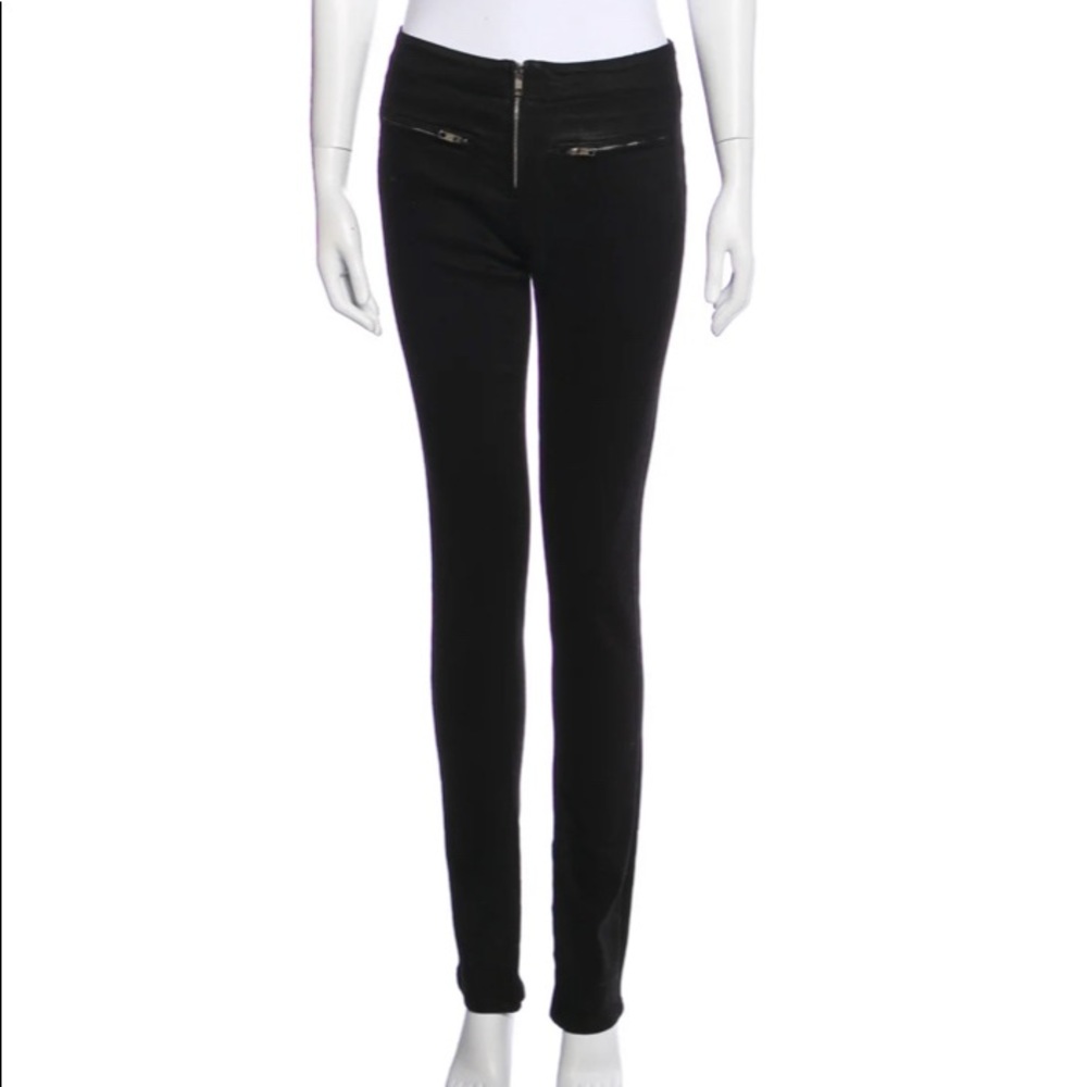 Adaptation Black Mid-Rise Skinny Leg Jeans 29 black .